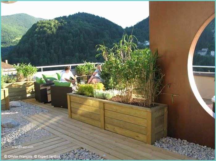Idee Deco Terrasse Zen Avant Après Une Terrasse Zen En Plein Jura Elle Décoration