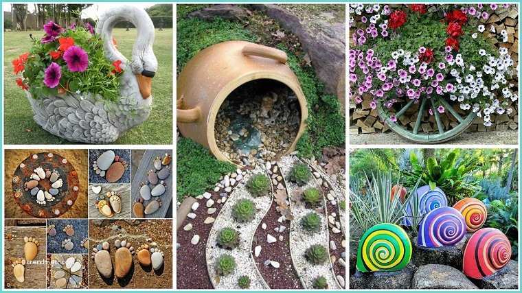 Idee Per Decorare Il Giardino Fai Da Te Decorazioni Giardino E Tante Idee Creative Fai Da Te Per