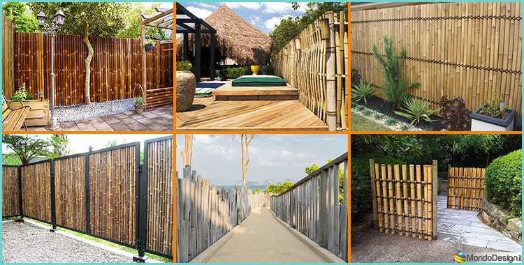 Idee Per Recinzioni Esterne Recinzioni In Bambù 25 Idee Di Design Ecosostenibile