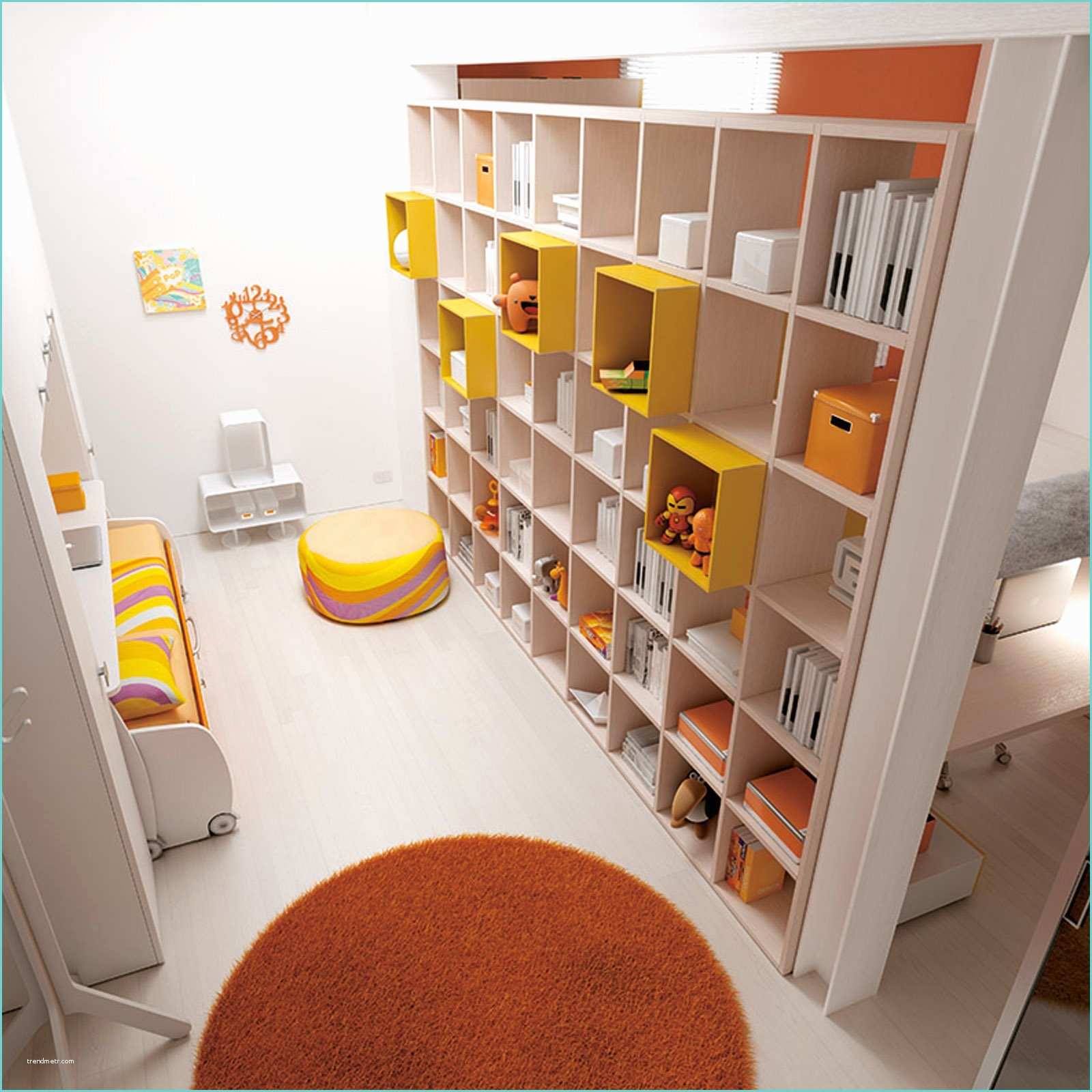 Idee Per Separazione Ambienti La Libreria Per Dividere Due Stanze Cose Di Casa