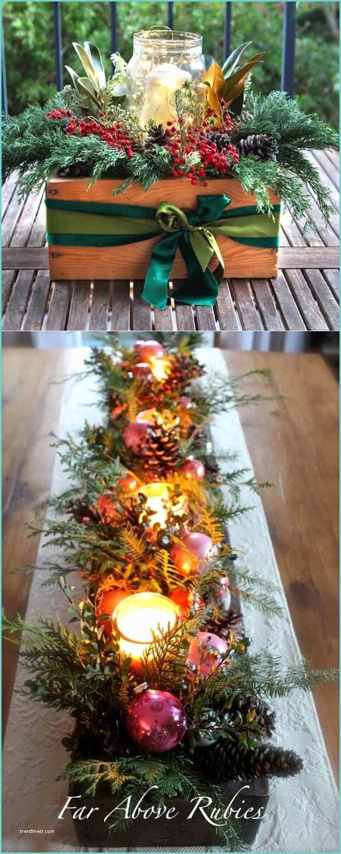 Ides Dcoration Table Noel 27 Gorgeous Diy Thanksgiving & Christmas Table Decorations