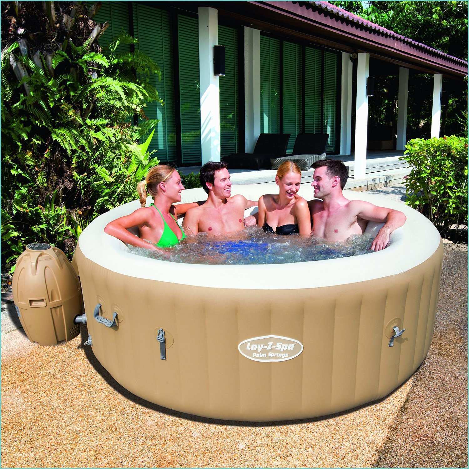 Idromassaggio Gonfiabile Leroy Merlin Lay Z Spa Palm Springs Inflatable Hot Tub Spa Review
