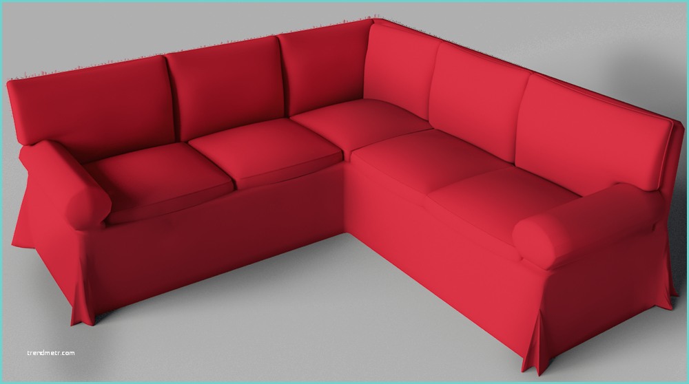 Ikea Corner sofa Cad and Bim Object Ektorp Seat Corner Bed sofa Ikea