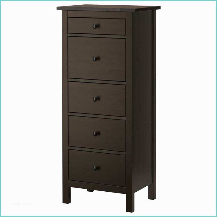 Ikea Hemnes Commode Lingerie Chest Hemnes Chest with 5 Drawers Black Brown