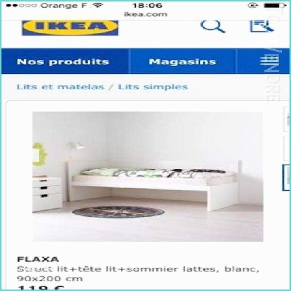 Ikea Lit 1 Place Lit Ikea Cm [offres Avril]
