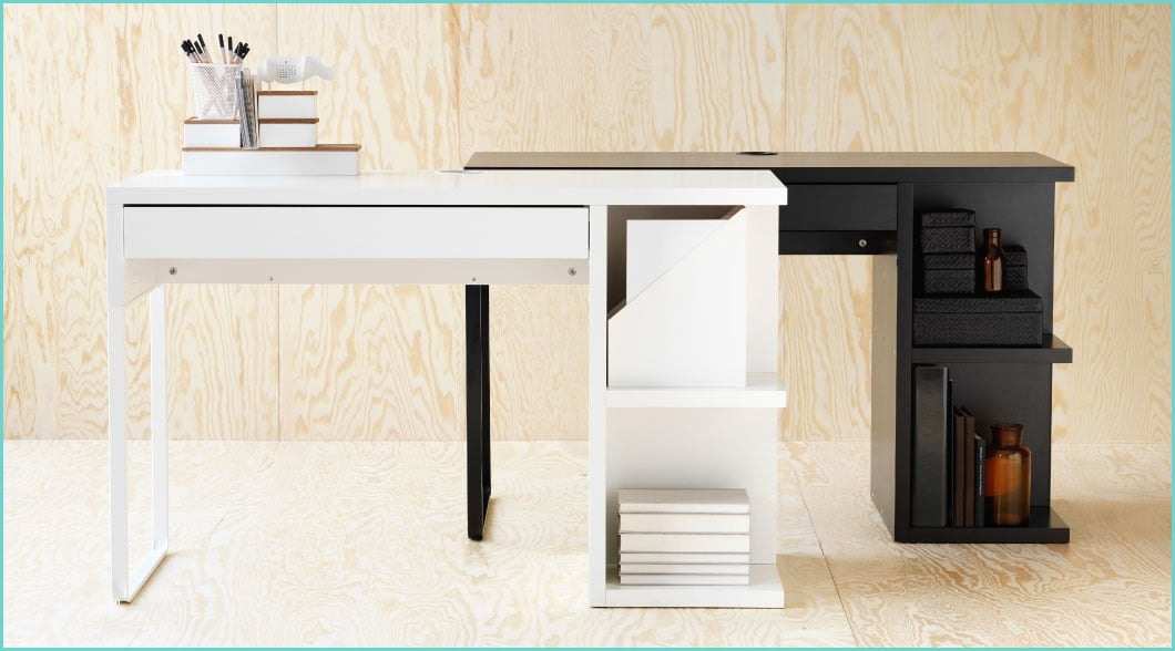 Ikea Micke Desk with Integrated Storage Desks & Tables Ikea