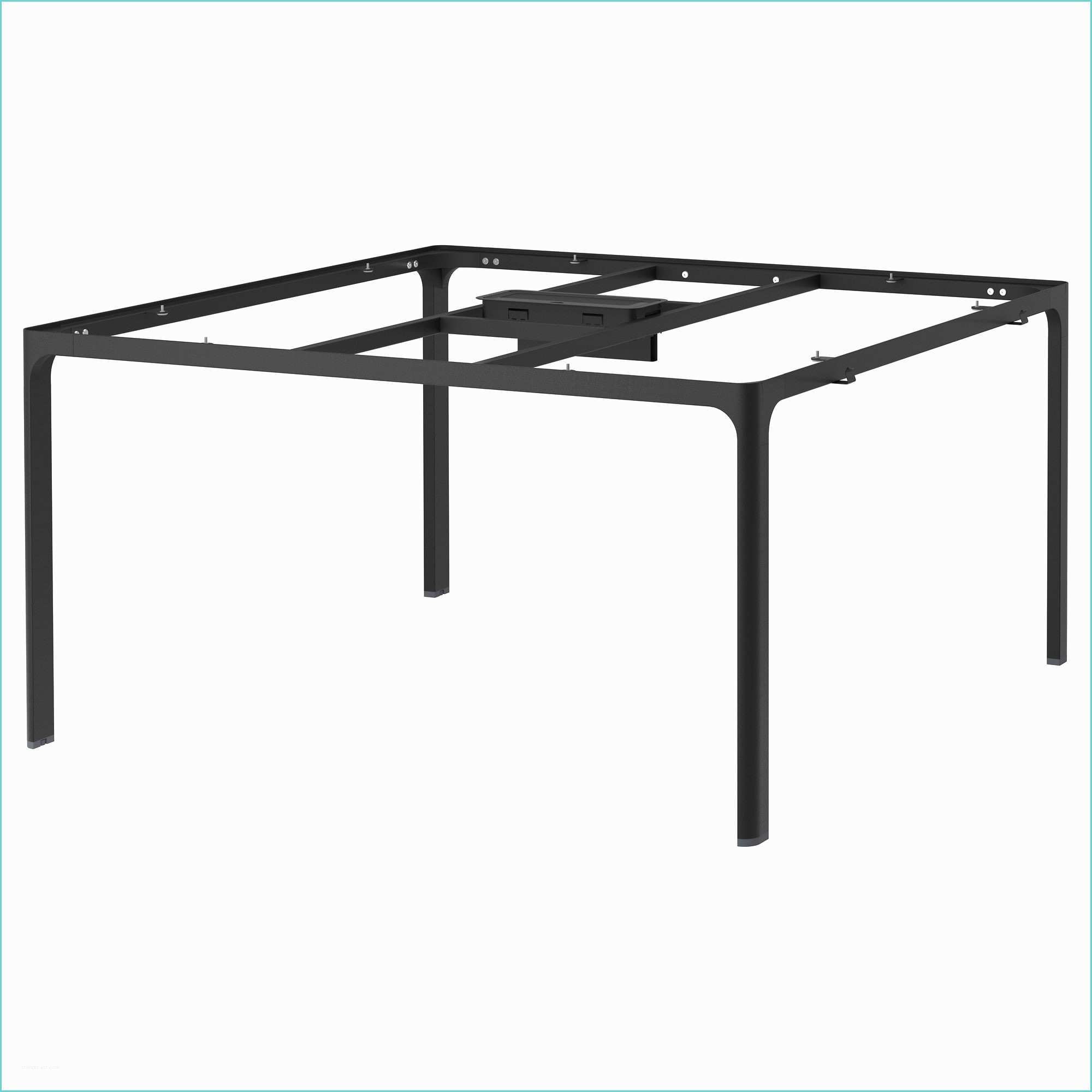 Ikea Plateaux De Table Bekant Structure De Plateau De Table Noir 140 X 140 Cm Ikea