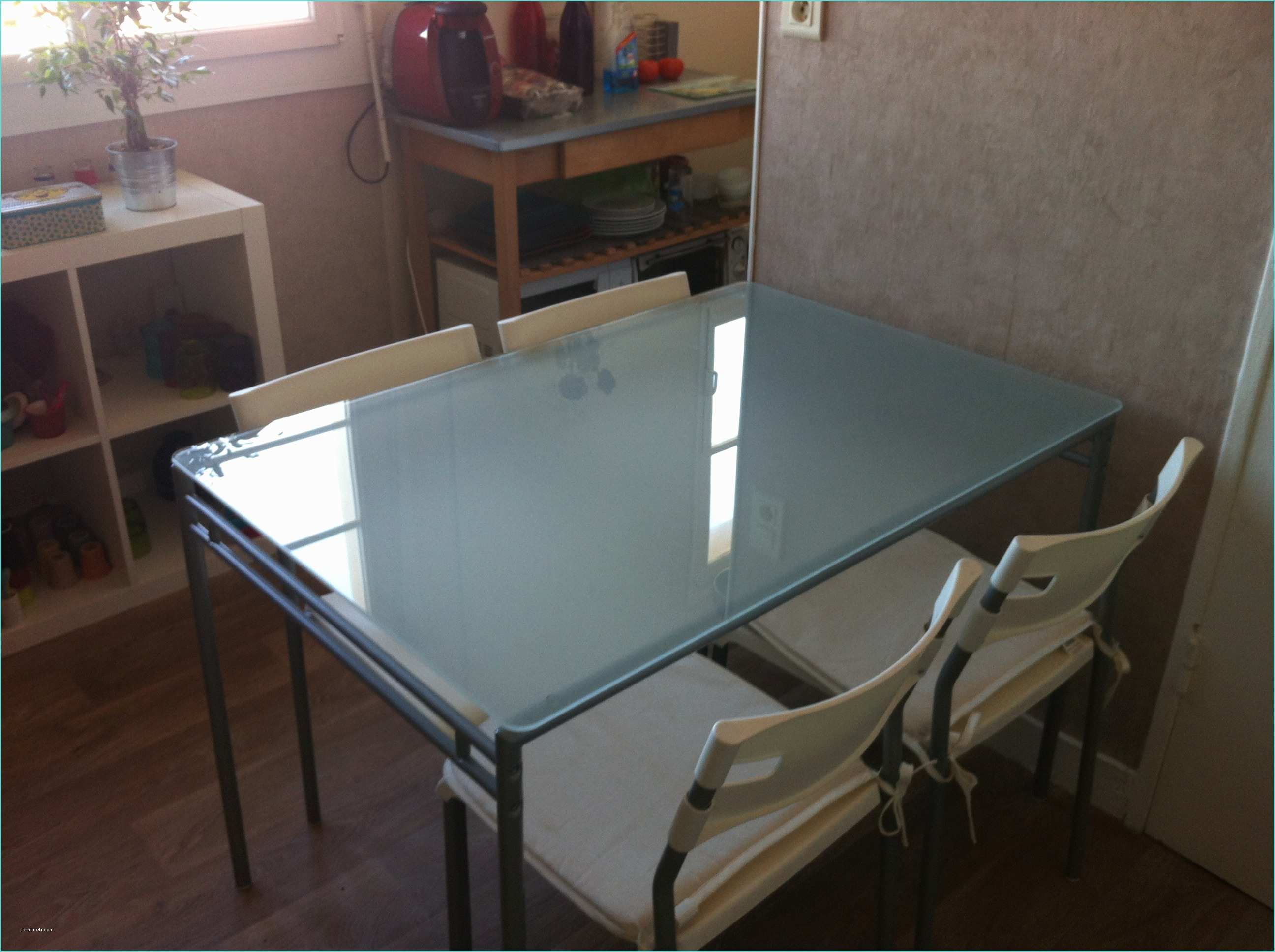 Ikea Plateaux De Table Table 4 Chaises Ikea 40 Euros – Notrevideappartement