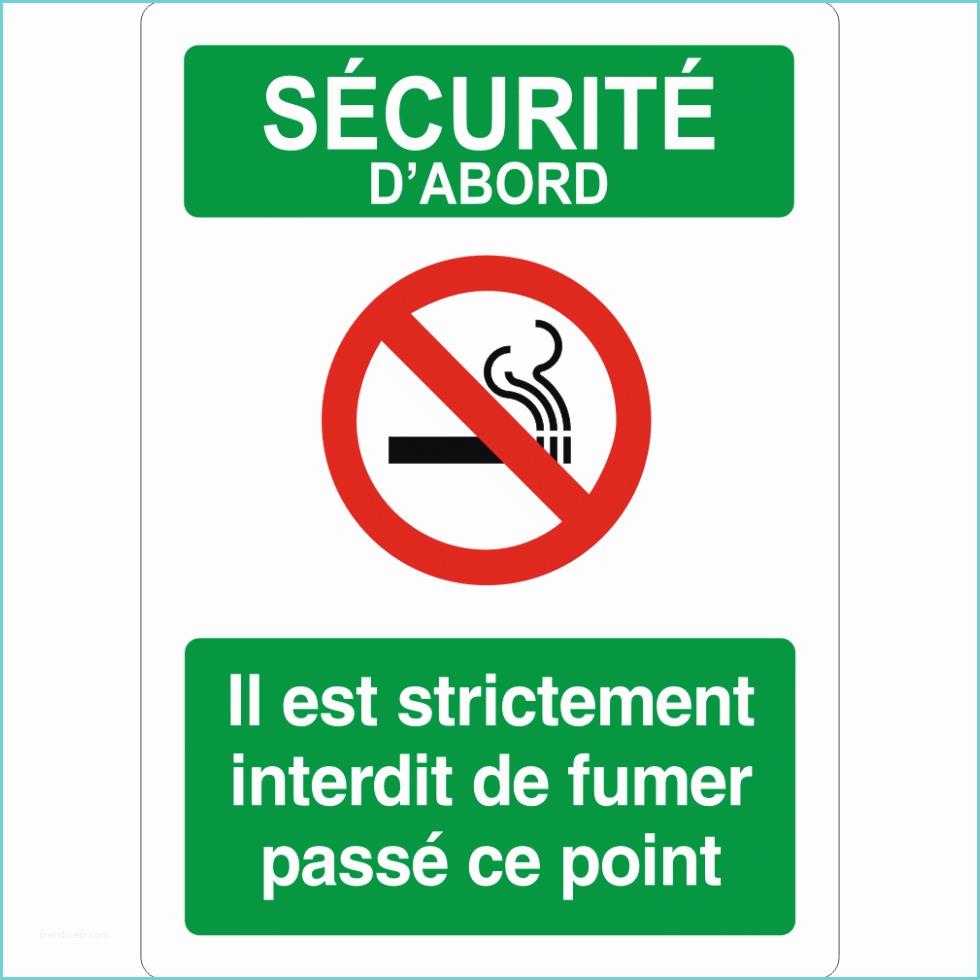 Il Est Strictement Interdit Logo Interdiction De Fumer