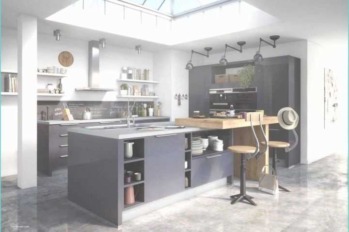 Ilot Central Pas Cher Stunning Cuisine Avec Ilot Central Pas Cher Galerie Et