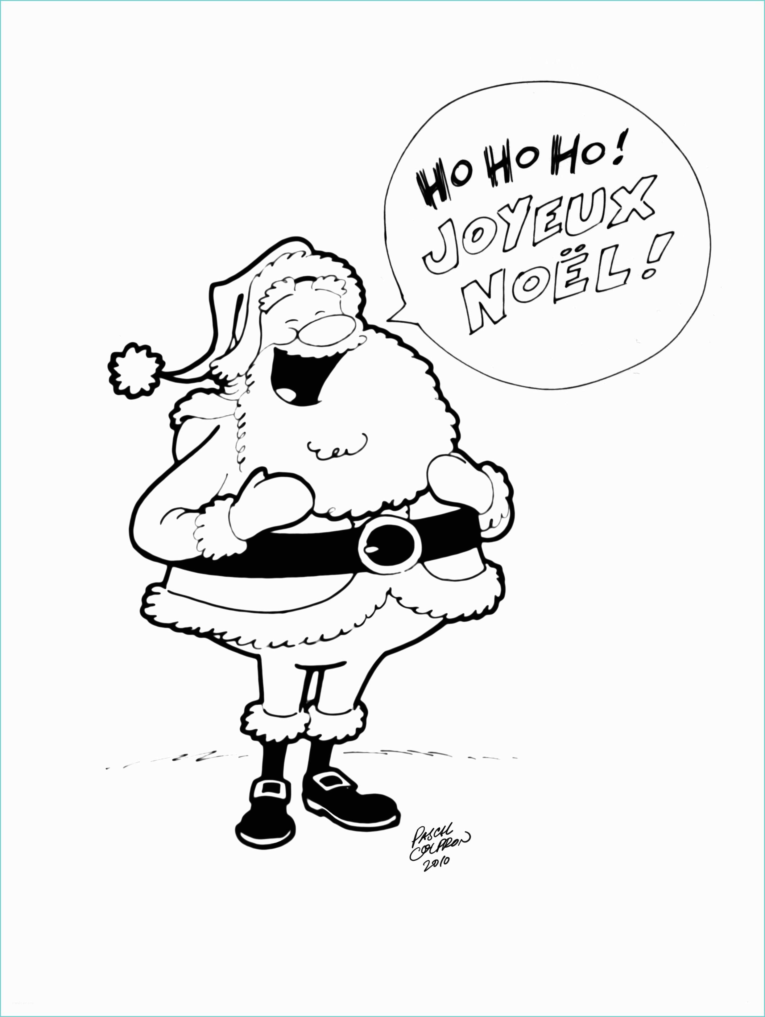 Image De Noel Noir Et Blanc Un Père Noël Multicolore