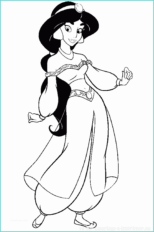 Immagini Aladdin Da Colorare Coloriage à Imprimer Coloriage Princesses Disney 016