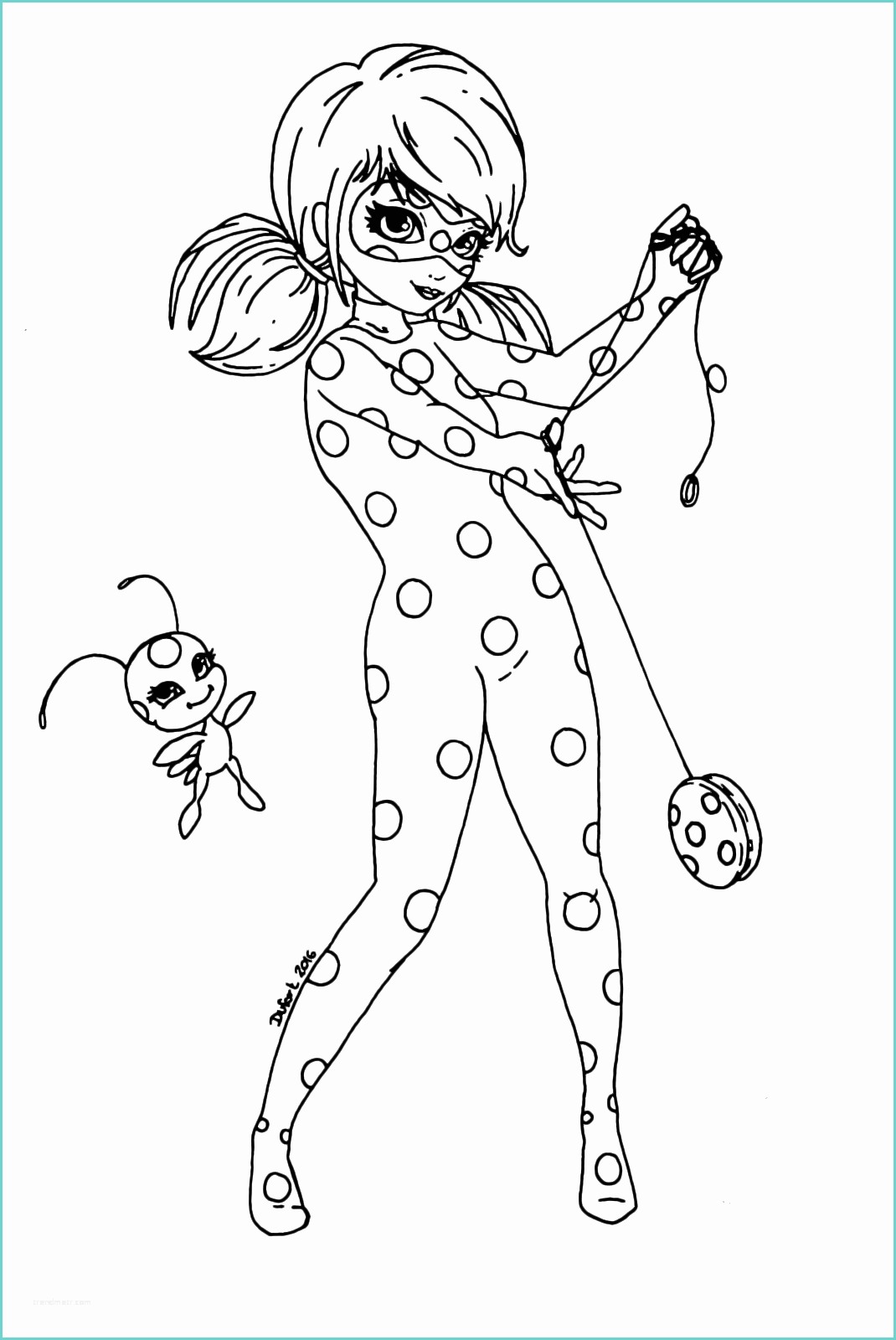 Immagini Chat Noir Da Colorare Disegno Di Ladybug In Azione Miraculous Da Colorare Sketch