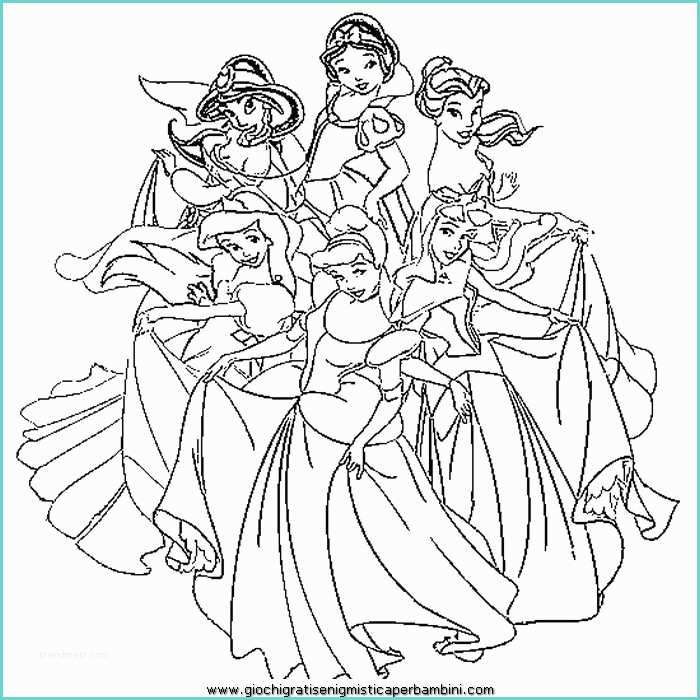 Immagini Da Colorare Disney Principesse Principesse Disney 1 Disegni Da Colorare