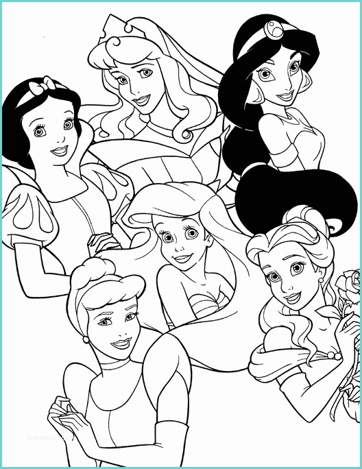 Immagini Da Colorare Disney Principesse Principesse Disney Da Colorare W