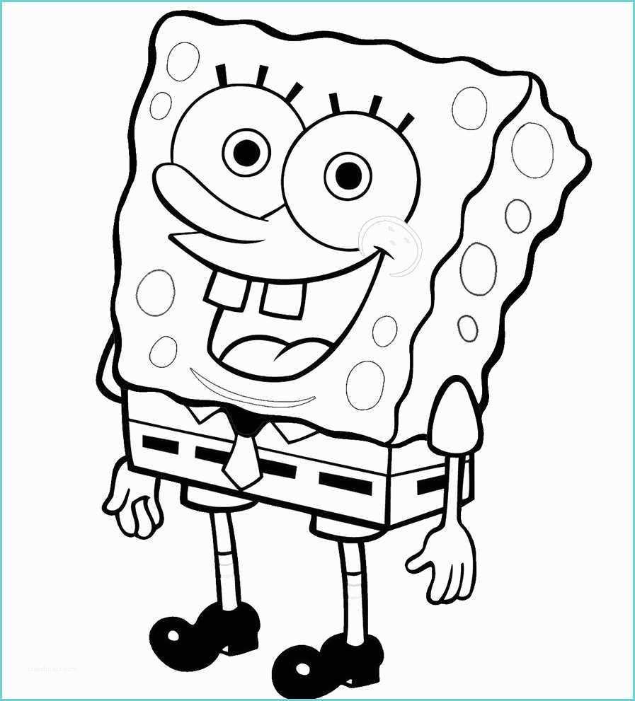 Immagini Da Disegnare Facili Stampa Disegno Di Spongebob Da Colorare