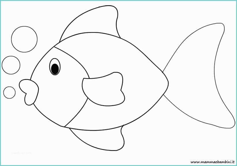 Immagini Da Disegnare Per Bambini Disegno Pesce Da Colorare – Mamma E Bambini