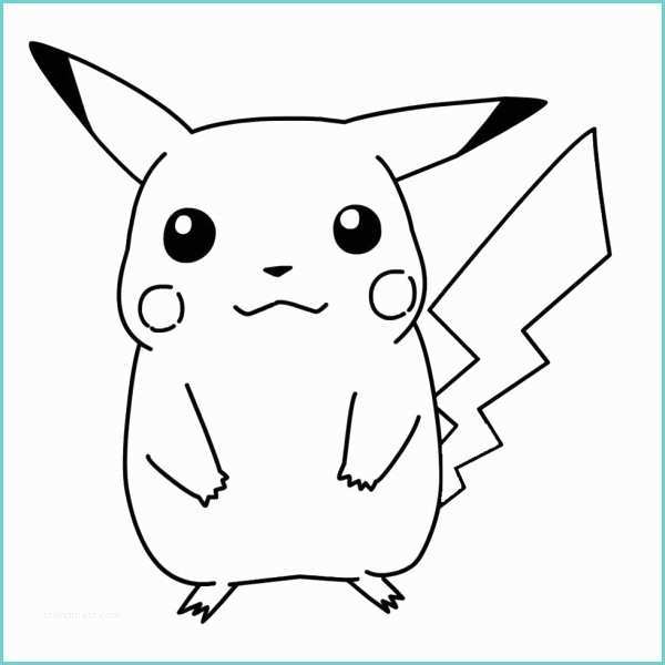 Immagini Da Ricopiare Disegno Di Pokemon Pikachu Da Colorare Per Bambini