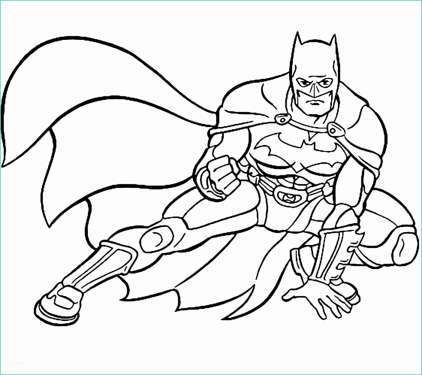 Immagini Di Batman Da Colorare Batman In Guardia Disegni Da Colorare Disegni Da