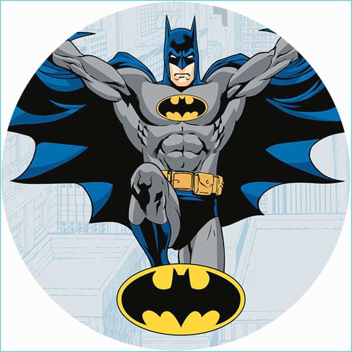 Immagini Di Batman Da Colorare Cialda Per torta Batman