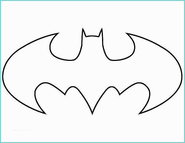 Logo di Batman da colorare 3