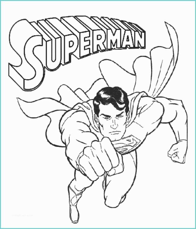 Immagini Di Batman Da Colorare Superman Che Vola Da Colorare Cose Per Crescere