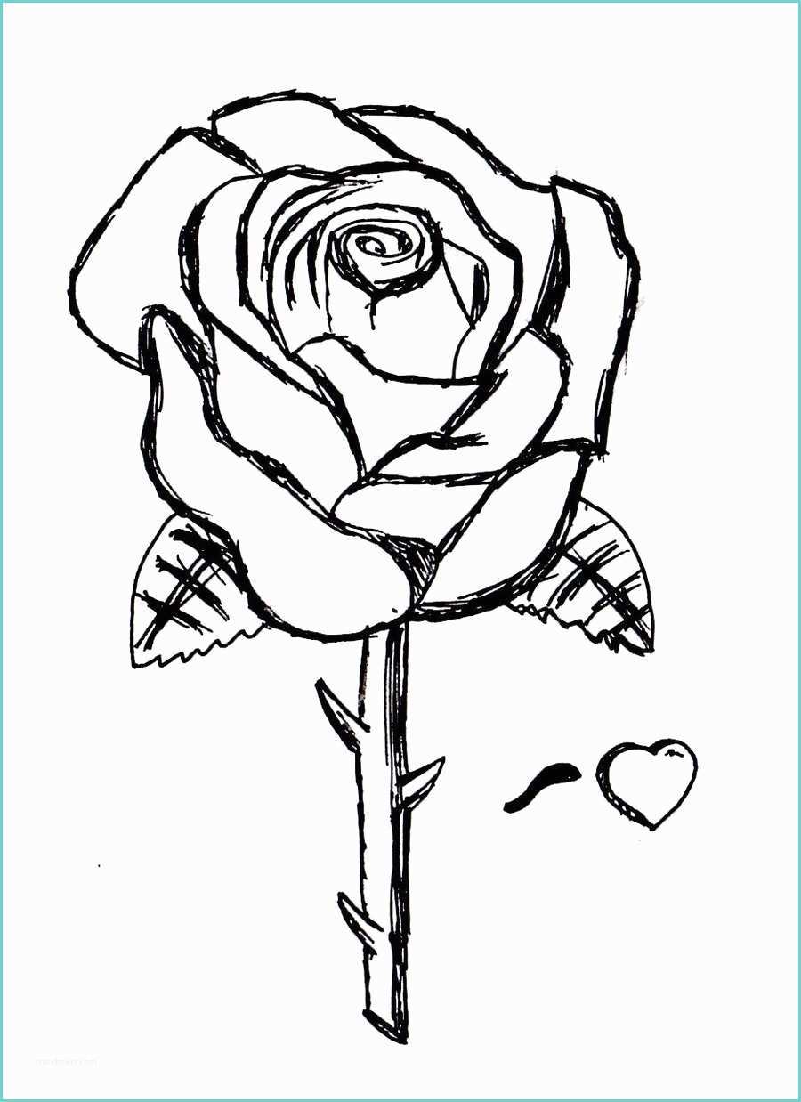 Immagini Di Rose Da Disegnare Free Printable Roses Coloring Pages for Kids