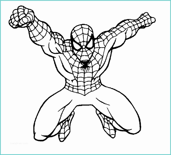 Immagini Di Spiderman Da Colorare Disegno Di Spiderman Da Colorare
