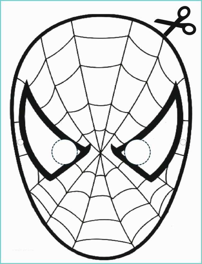 Immagini Di Spiderman Da Colorare Maschera Di Spiderman Da Colorare