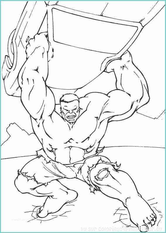 Immagini Di Spiderman Da Disegnare Coloriage à Imprimer Coloriage Hulk 003