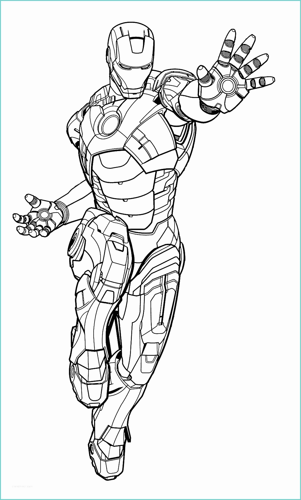 Immagini Di Spiderman Da Disegnare Iron Man Iron Man In Posa Da Battimento