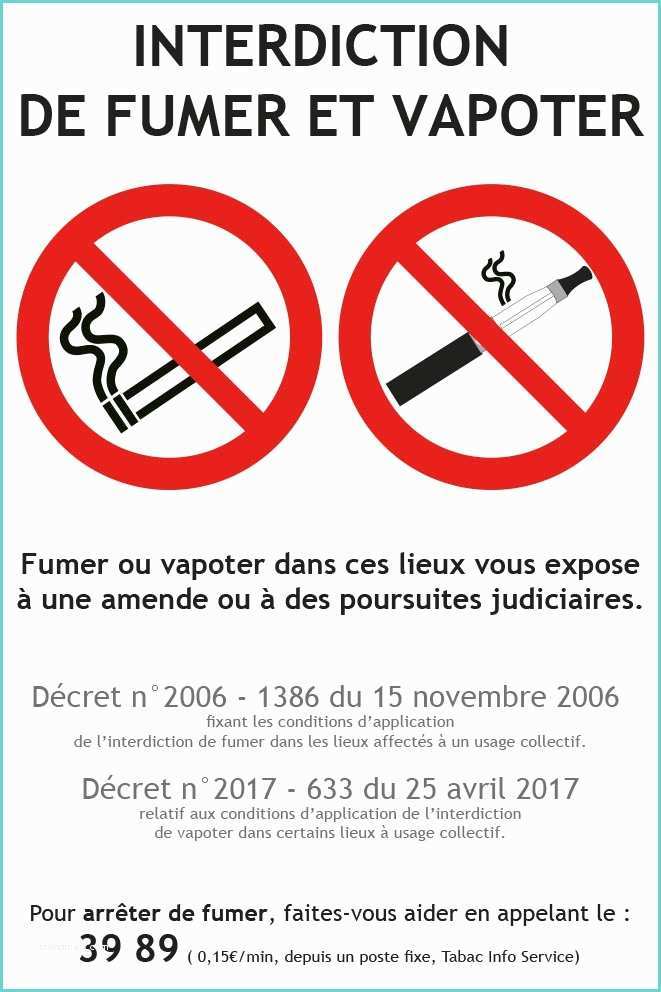 Interdiction De Fumer Et De Vapoter Pdf Panneaux Interdiction De Fumer Et Vapoter Conforme Décret