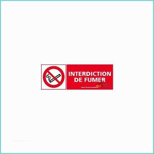 Interdiction De Fumer Image Panneau De Signalisation Rectangulaire Horizontal