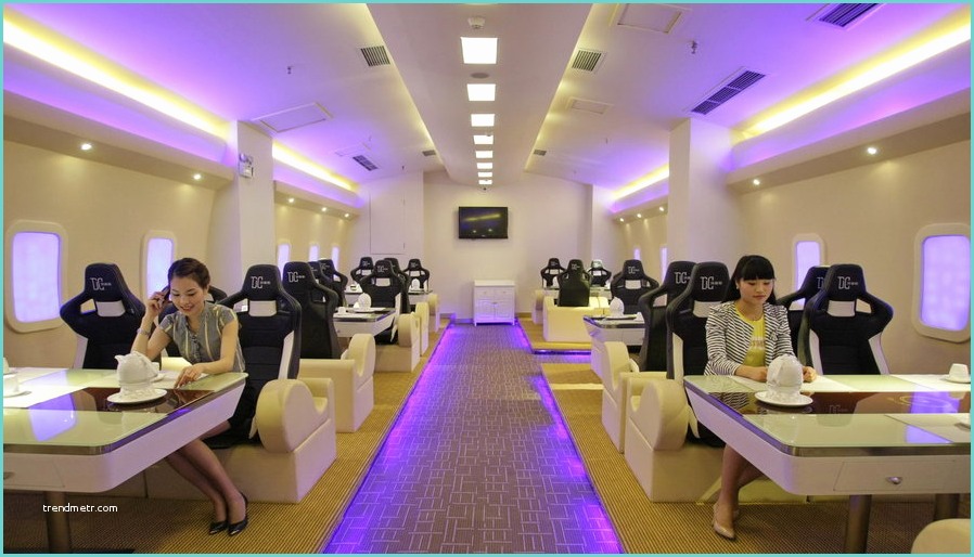 Interdit Dans Lavion 94 Un Restaurant Inspiré De L A380 à Chongqing