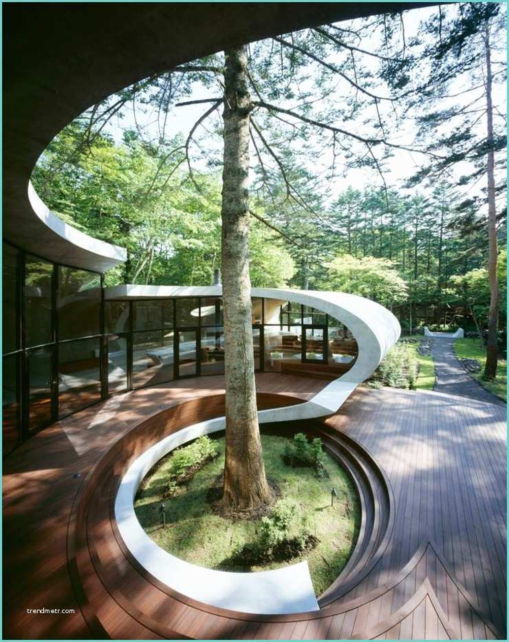 Intrieur Maison Japonaise Moderne Maison Moderne Japonaise à L’architecture Futuriste à