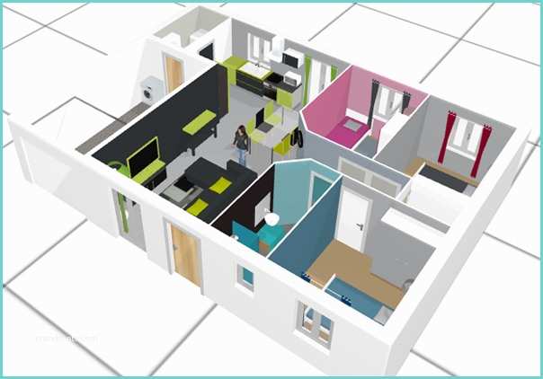 Kozikaza Plan 3d Maison Interieur Dessin 3d