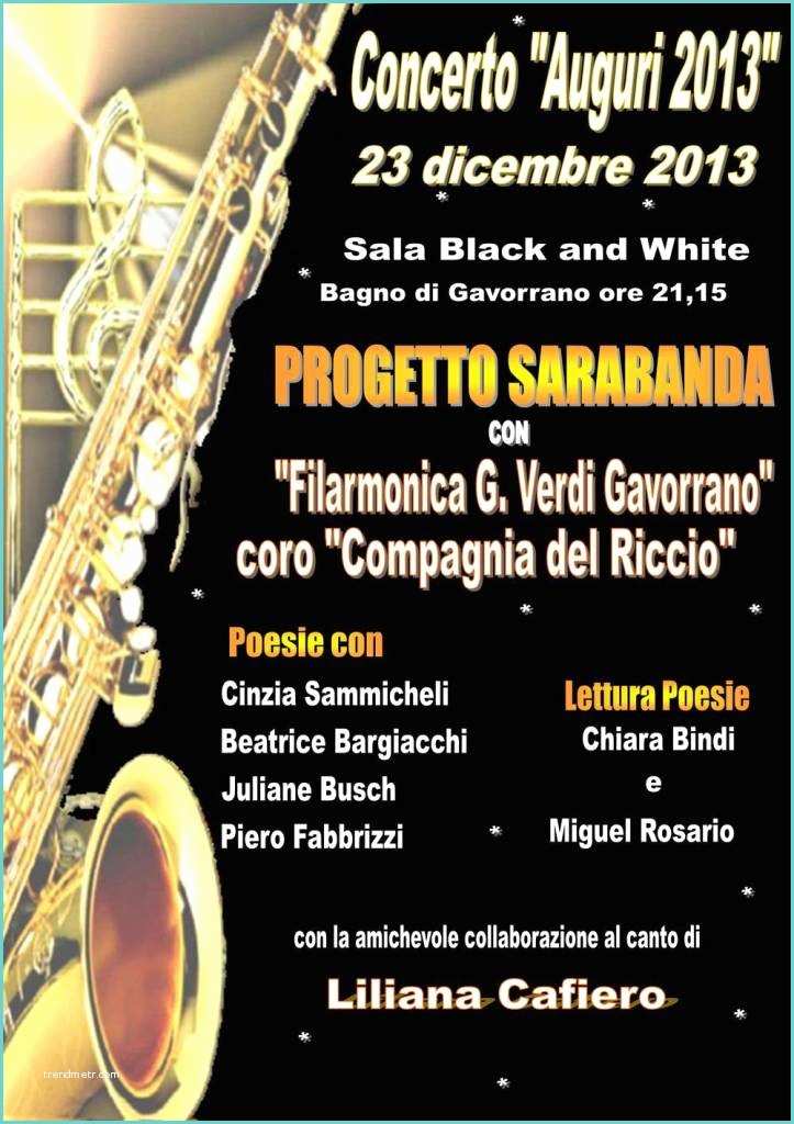 La Banda Del Riccio "pro to Sarabanda" Lunedì Il Concerto Di Auguri Della