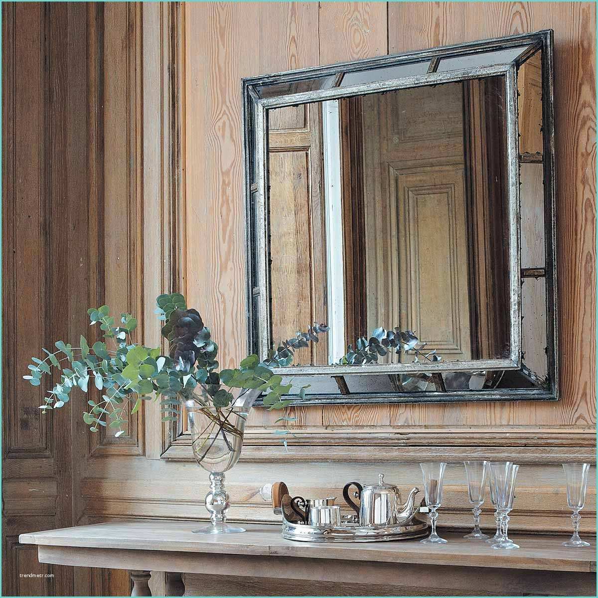 La Maison Du Monde Specchi Miroir Décoratif Encadrement Miroir Vieilli Patine