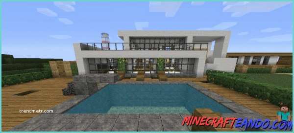La Mejor Casa En Minecraft Casa Moderna Mapa Para Minecraft [1 8 1 7 10 1 7 2 1 6 4 1