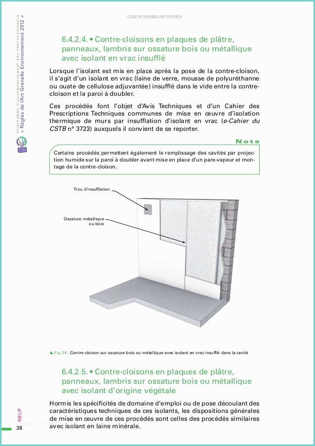 Laine De Verre Ou Ouate De Cellulose Guide Rage isolation thermique Interieur En Neuf 2015 06