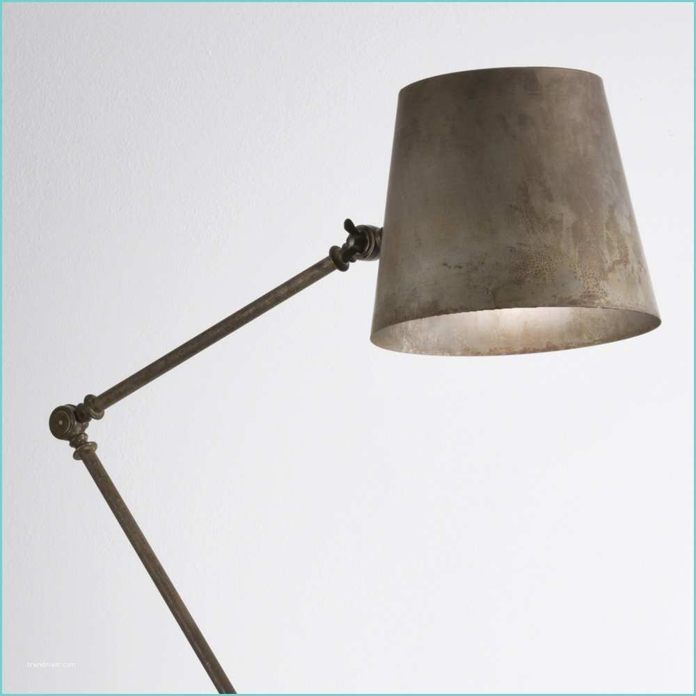 Lampada Da Terra Stile Industriale Vintage Industrial Adjustable Floor Lamp Reporter Il Fanale