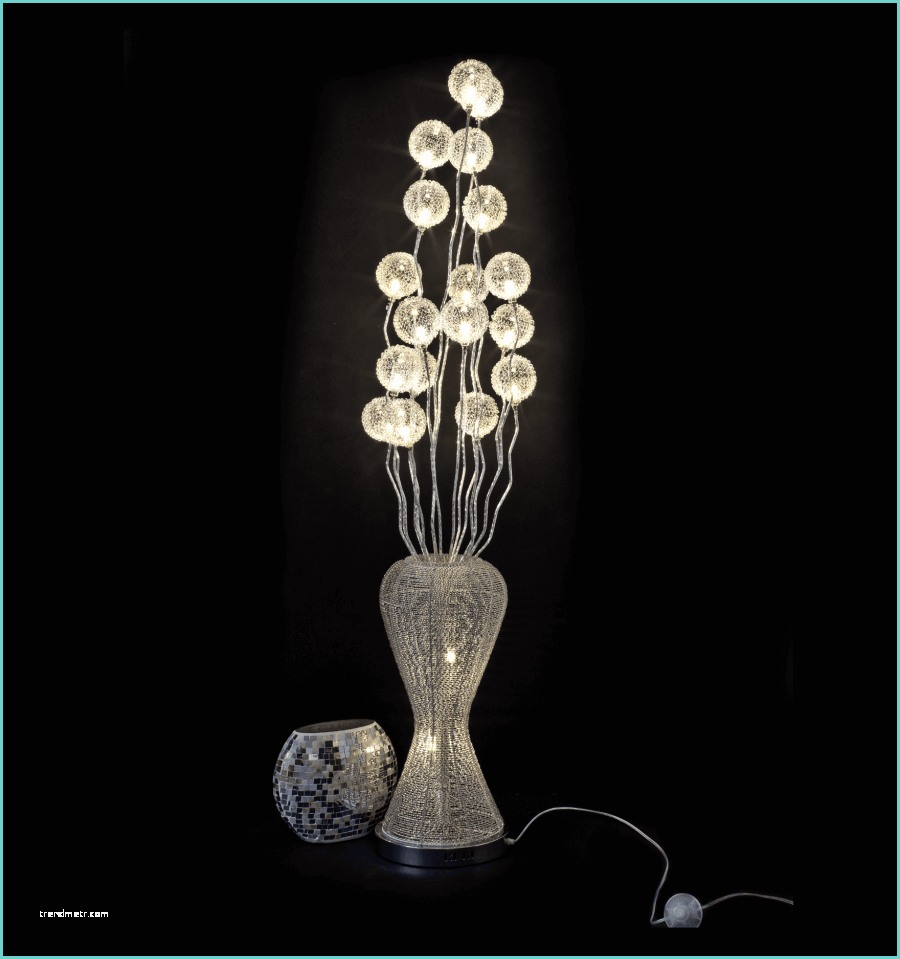 Lampe De Chevet Design Led Grande Lampe Led Design Vase Argenté