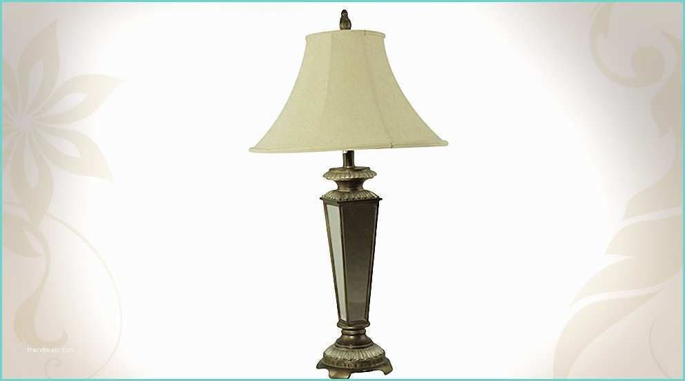 Lampe Sur Pied Classique Lampe De Style Ancien Avec Pied En Miroir