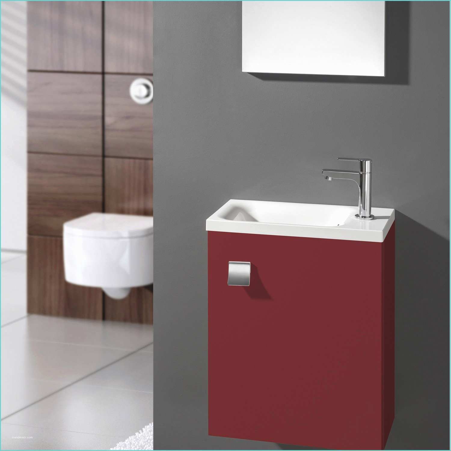 Lave Main Credence Leroy Merlin Meuble Lave Mains Avec Miroir Rouge Rouge N°3 Coin D O