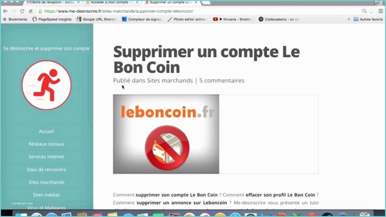 Le Bon Coin 17 Supprimer Un Pte Le Bon Coin