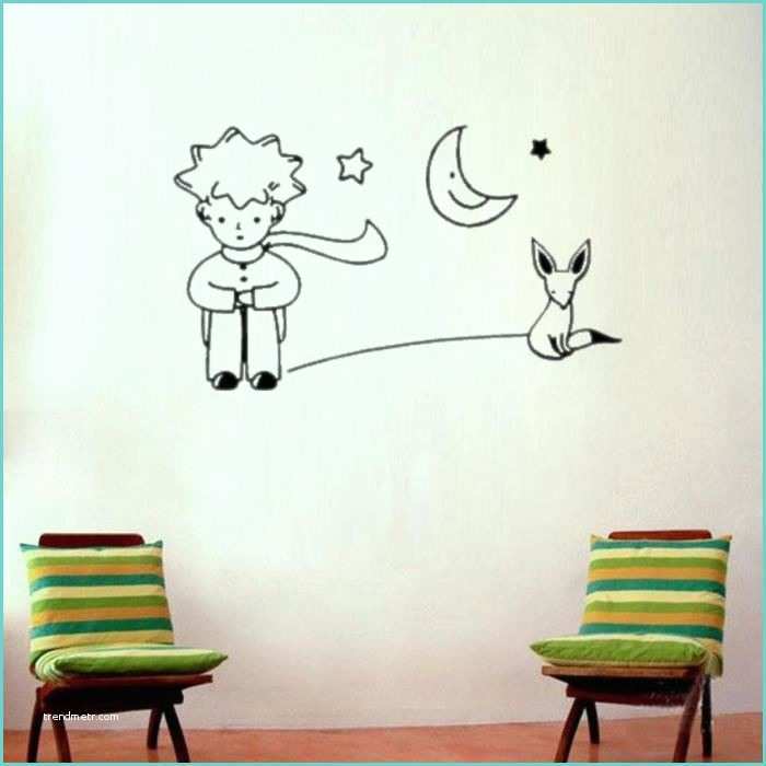 Le Petit Prince Stickers Le Petit Prince Fox Moon Star Décor Mural Art Sticker