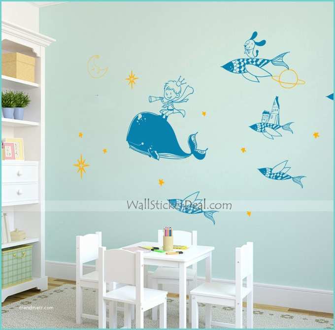 Le Petit Prince Stickers Sticker Mural Petit Prince – Ciabiz