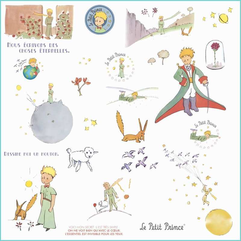 Le Petit Prince Stickers Stickers Le Petit Prince 26 Stickers Repositionnables