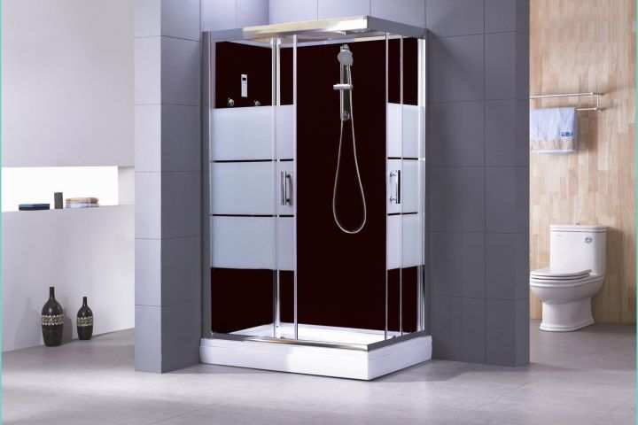 Leroy Merlin Cabine Douche Cabine De Douche Rectangulaire 120x80 Cm Optima2 Noire