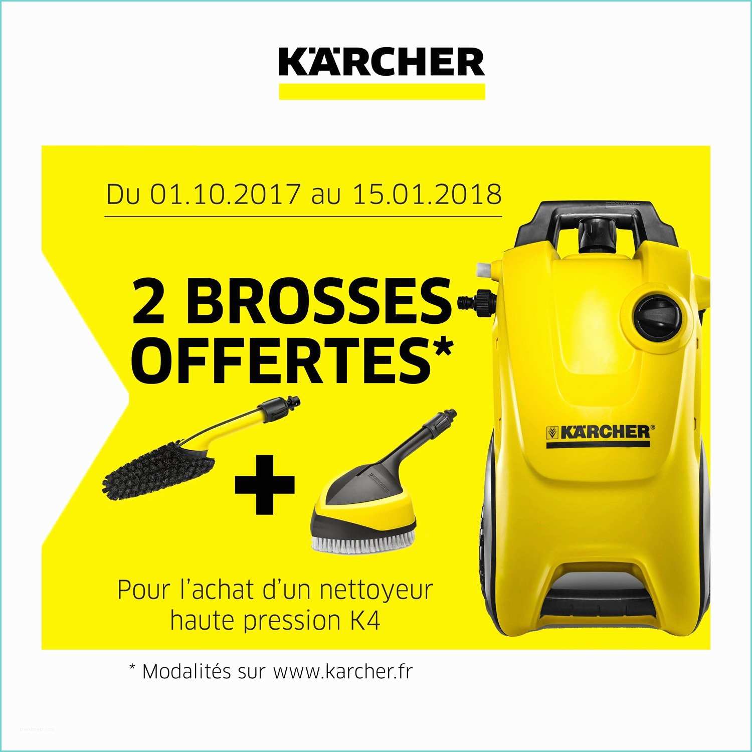 Leroy Merlin Karcher Nettoyeur Haute Pression électrique Karcher K4 Pact